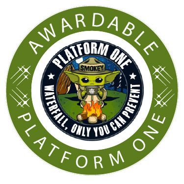 Platform One Awardable Badge