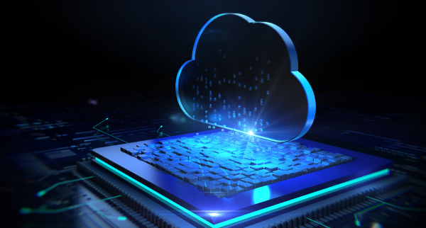 Concept representing infrastructure-as-code for cloud environments.